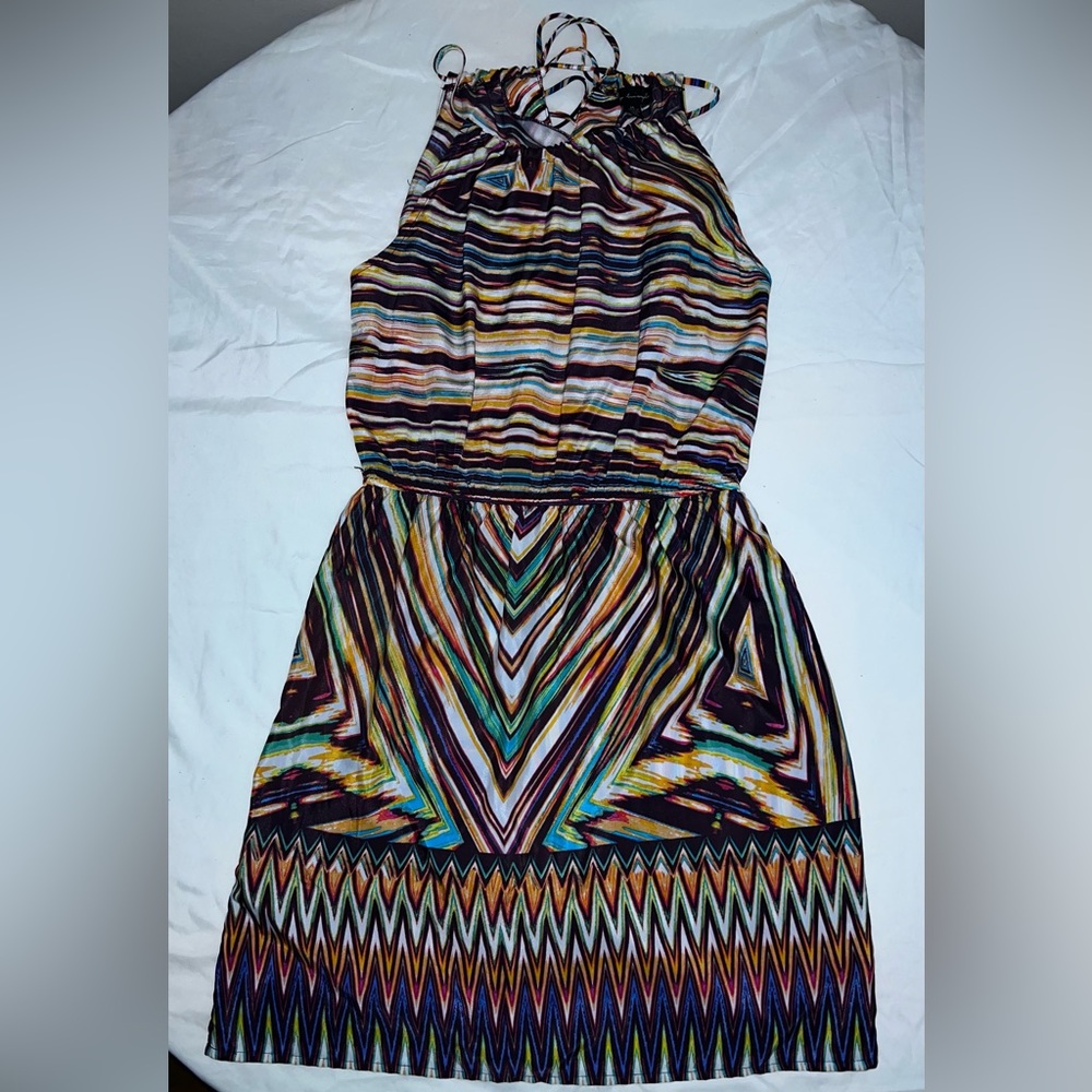 City Triangles Multicolor Halter-top Dress